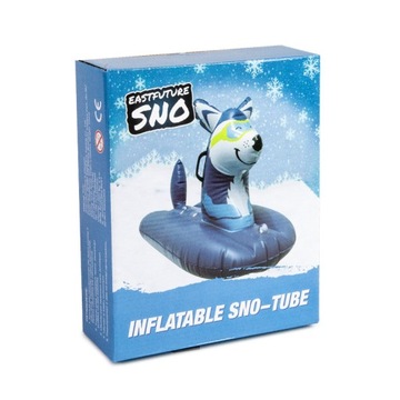 СЛАЙД - надувные сани для снега - Собака Хаски