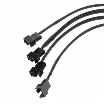 ROZDZIELACZ PRZEDŁUŻACZ ADAPTER WENTYLATOR 4PIN->4x 4PIN PWM FAN SPLITTER