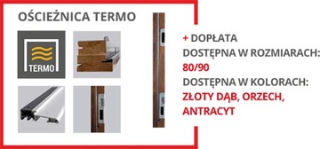 Двери наружные 68 мм сталь чистый воздух Ud=1,3