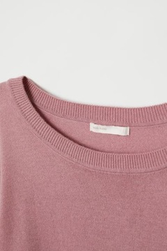 H&M Sweter z domieszką wełny damski modny cienki stylowy miękki miły 34 XS