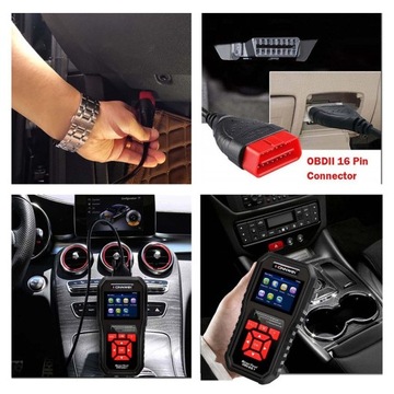 KW850 OBD II Автомобильный диагностический сканер Универсальный автомобильный сканер для считывания кодов