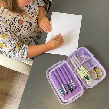 Школьный пенал с единорогом, расширяемый 3D для школьного розового органайзера 3 в 1