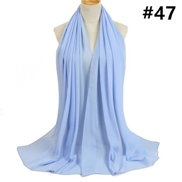 Chiffon Scarf Women Turban Muslim Hijab Foulard