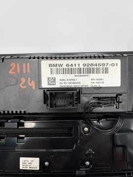 BMW F25 PANEL KLIMATIZACE 9284597
