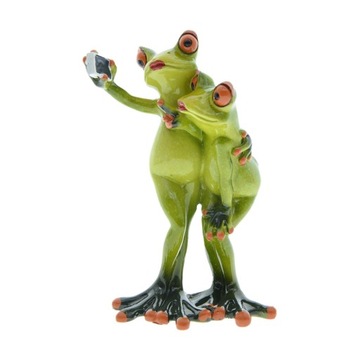 Statua żaby Figurka z żywicy Home Decor Statu