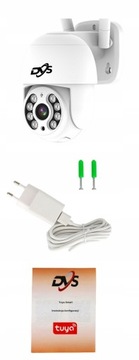 ZEWNĘTRZNA KAMERA WIFI OBROTOWA BEZPRZEWODOWA IP 4Mpx TUYA DVS DO DOMU