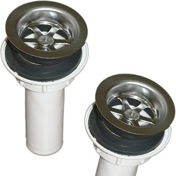 Gniazdo Gardziel do syfonu umywalki standard kompletny metal 32 mm