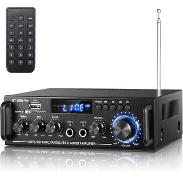 ПРИЕМНИК BT-298Pro 50 Вт + 50 Вт, 12 В, HIFI-УСИЛИТЕЛЬ BLUETOOTH BT5.0