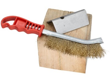 УЗКАЯ ЩЕЛЕВАЯ ЩЕТКА, ЛАТУНЬ, РЖАВАЯ