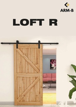 SYSTEM PRZESUWNY DRZWI PRZEJŚCIOWYCH LOFT R BARN