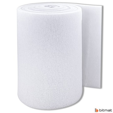 Ткань фильтровальная нетканая Фильтр для рекуператора вентиляции М5 50мм в рулоне