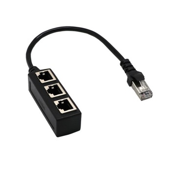1 Do 3 Rozdzielacza Kabla Sieciowego Ethernet LAN