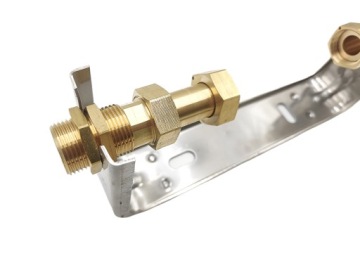 КОМПЛЕКТ КОНСОЛИ INOX+ НОВЫЙ СЧЕТЧИК ВОДЫ 3/4 НЕРЖАВЕЮЩАЯ