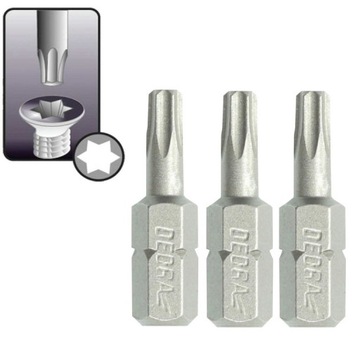 ZESTAW BITÓW DO WKRĘTARKI KOŃCÓWKI TORX T40x25mm