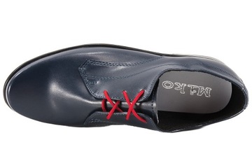 MIKO 012 ТОРЖЕСТВЕННАЯ ОБУВЬ ДЛЯ МАЛЬЧИКОВ, темно-синий