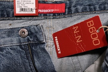 spodnie PADDOCK'S B600 jeansy W34 L36 nowe 46.43
