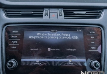 Skoda Octavia III Kombi Facelifting 1.8 TSI 180KM 2017 Skoda Octavia Bezwypadkowy, FV23, KredytowanieLeasing, 1.8 180km, DSG, gwa, zdjęcie 18