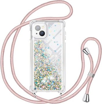ETUI CASE POKROWIEC DO IPHONE 13 SZNUREK BROKAT