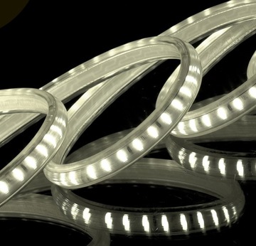 СВЕТОДИОДНАЯ ЛЕНТА 230В 4000К РЕЗКА КАЖДЫЕ 10СМ БЕЗ БЛОК ПИТАНИЯ