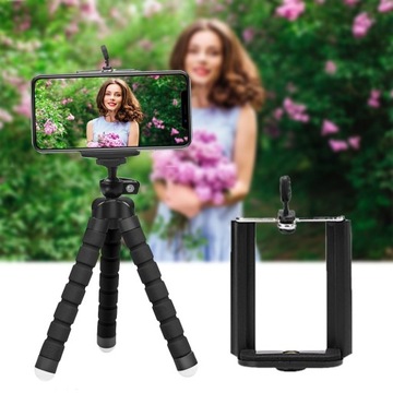 ГИБКАЯ ПОДСТАВКА ДЛЯ ШТАТИВА, ДЕРЖАТЕЛЬ ДЛЯ ТЕЛЕФОНА ДЛЯ СЕЛФИ