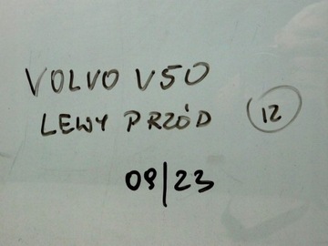 09/23 VOLVO S40 V50 SKLO (OKNO) BOČNÍ DVEŘE LEVÝ PŘEDNÍ
