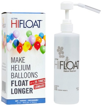 ŻEL HI-FLOAT DO BALONÓW Z HELEM Z POMPKĄ DOZOWNIK