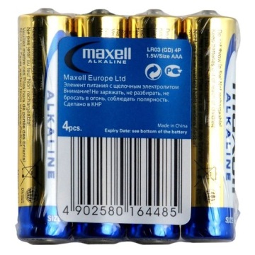 ALKAY BATTERIES AAA LR03 Maxell BLISTER 4 шт.