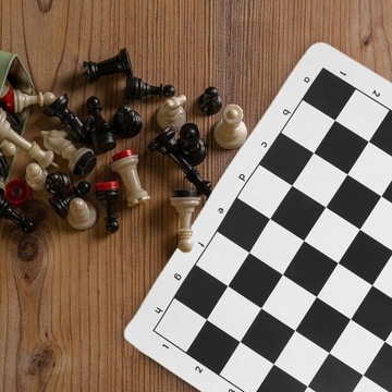 ШАХМАТНАЯ ДОСКА КОВРИК ИГРОВАЯ НАСТОЛЬНАЯ ПУТЕШЕСТВЕННАЯ ШАХМАТА XL
