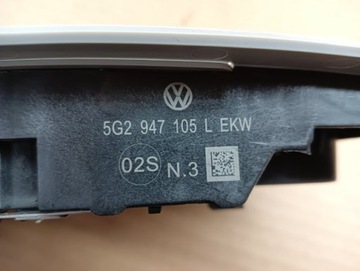 5G2947105L LAMPA POLSTROVÁNÍ VW GOLF VII 7