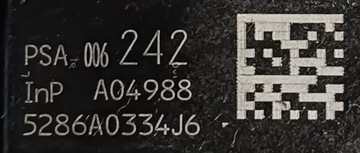 PEUGEOT 5008 FACELIFT 16 R ZÁMEK DVEŘE LEVÝ ZADNÍ 6 PIN