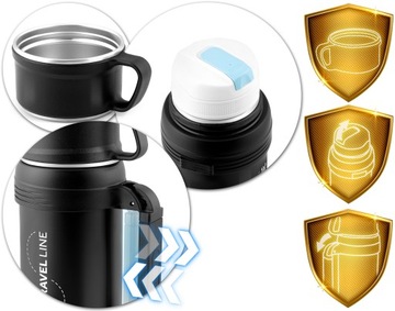 ТУРИСТИЧЕСКИЙ ТЕРМОС С РЕМЕШКОМ ДЛЯ КОФЕ И ЧАЯ СТАЛЬНАЯ ТЕРМОКРУЖКА 1500МЛ