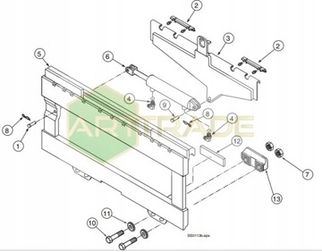 КАСКАД Нижняя направляющая Shift 100D/120D/150D/165D