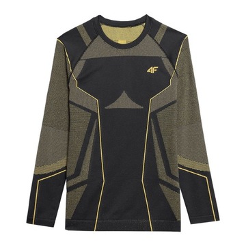 BIELIZNA TERMOAKTYWNA MĘSKA 4F KOSZULKA SPORTOWA BEZSZWOWA GÓRA AW23M105