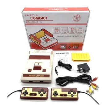 РЕТРО ТВ КОНСОЛЬ ТВ ВИДЕОИГРЫ 2 ПАНЛО + 632 КАРТРИДЖА PEGASUS GAMES CARTRIDGE