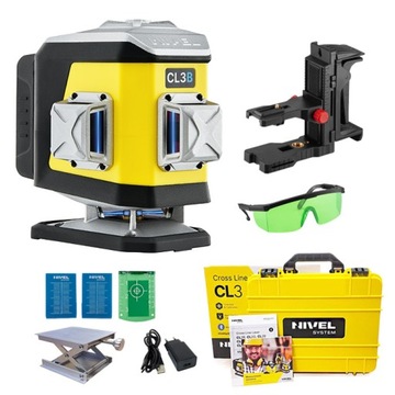 NIVEL SYSTEM CL3B NIEBIESKI LASER KRZYŻOWY