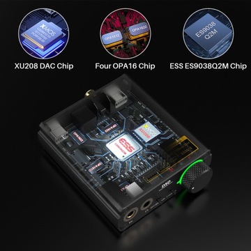 Аудиоконвертер ЦАП DS400 с коаксиальным разъемом USB-C spdi/f