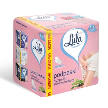 LULA Podpaski higieniczne o zapachu Zielonej Herba