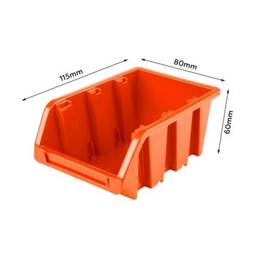 Tablica narzędziowa warsztat 39x13 cm + 10 Kuwet