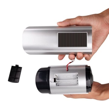 МАКЕТ КАМЕРЫ НАБЛЮДЕНИЯ СЕРЕБРЯНЫЙ С ПАНЕЛИ