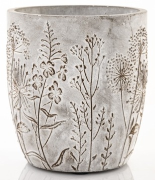 СЕРАЯ КРЫШКА ДЛЯ ЦВЕТОЧНОГО ГАЗОНА, ЦВЕТЫ ОДАНДЕЛОНА, 14 СМ