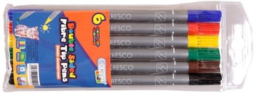 РУЧКИ ДВУСТОРОННИЕ, 6 ЦВЕТОВ, CRESCO