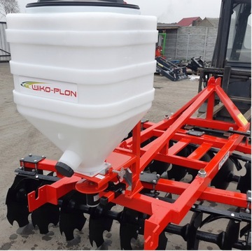ПОСЛЕКУРСНАЯ СЕЯЛКА РАЗБРАСЫВАТЕЛЬ С КРЕПЛЕНИЕМ СМЕСИТЕЛЯ WIKO-PLON + ЛИСТОВОЙ МЕТАЛЛ