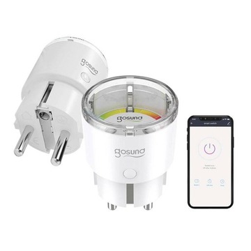ZESTAW 2 GNIAZDKA SMART WIFI GOSUND TUYA 10A 2500W TIMER HARMONOGRAM EP2