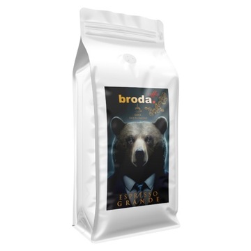 Kawa świeżo palona Espresso Grande 80% Arabica /20% Robusta 1000g 1kg broda