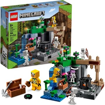 LEGO MAINCRAFT KLOCKI LOCH SZKIELETÓW SZKIELETY ZOMBIE ZABAWKA 8+