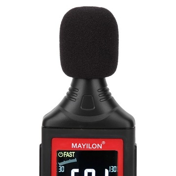 HT622A SONOMETR MIERNIK DECYBELI POZIOMU HAŁASU 30-130dBA