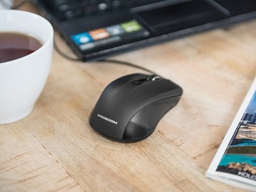 ЭЛЕГАНТНАЯ ПРОВОДНАЯ USB МЫШЬ НА ДЛИННОМ КАБЕЛЕ 1,8 МЕТРА MODECOM MC-M9.1