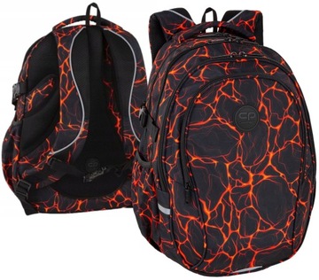 PLECAK SZKOLNY MŁODZIEŻOWY CoolPack FACTOR DLA CHŁOPCA LAVA