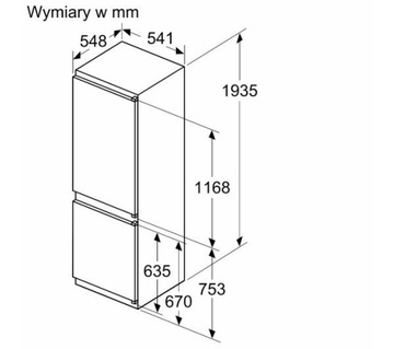 Холодильник Bosch KIN96NSE0 54см 290л NoFrost LED MultiBox