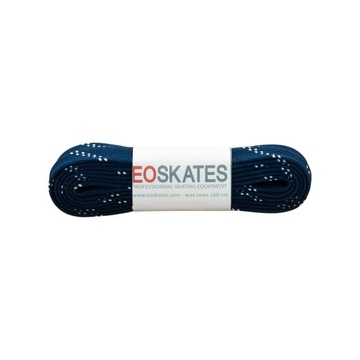 WOSKOWANE SZNURÓWKI DO ROLEK EO SKATES 160CM GRANATOWE